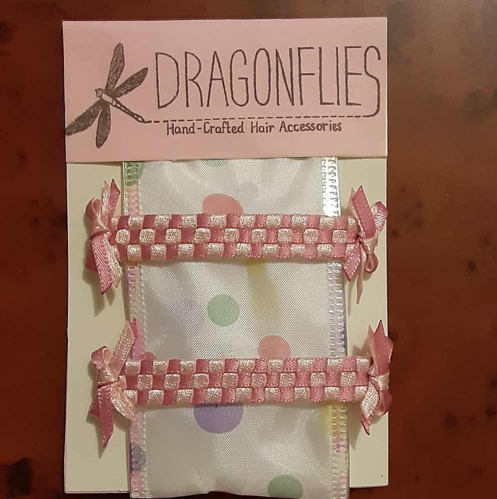 COPY - Dragonflies handmade  barrettes